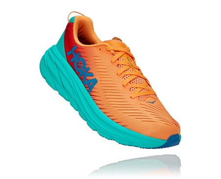 Hoka One One Rincon 3 Moški Road Tekaški Čevlji Oranžna / Zelena SI-976182G